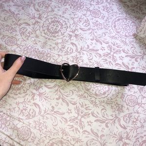 Gold heart belt